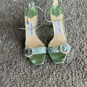 Jimmy choo Marsai 90 crystal Heels size 37